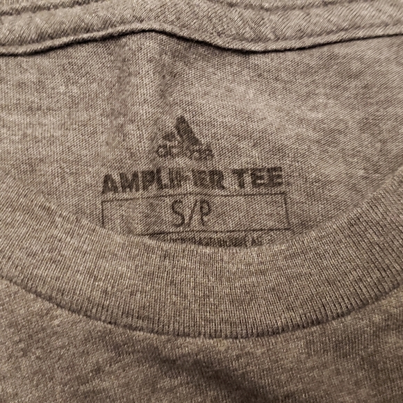 Adidas Amplifier Mens Gray Long Sleeve Shirt Size S - Picture 3 of 14